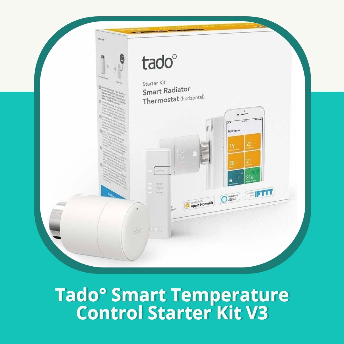 Anmeldelse af Tado° Smart Temperature Control Starter Kit V3
