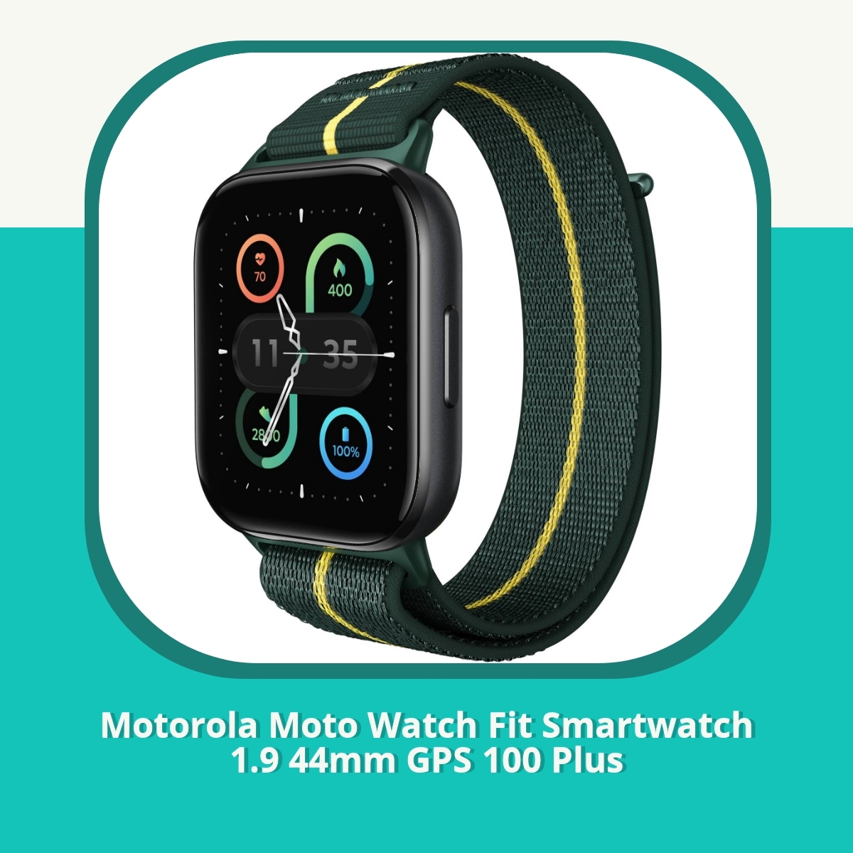 Anmeldelse af Motorola Moto Watch Fit Smartwatch 1.9 44mm GPS 100 Plus