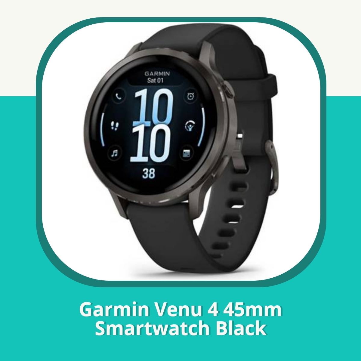 Anmeldelse af Garmin Venu 4 45mm Smartwatch Black