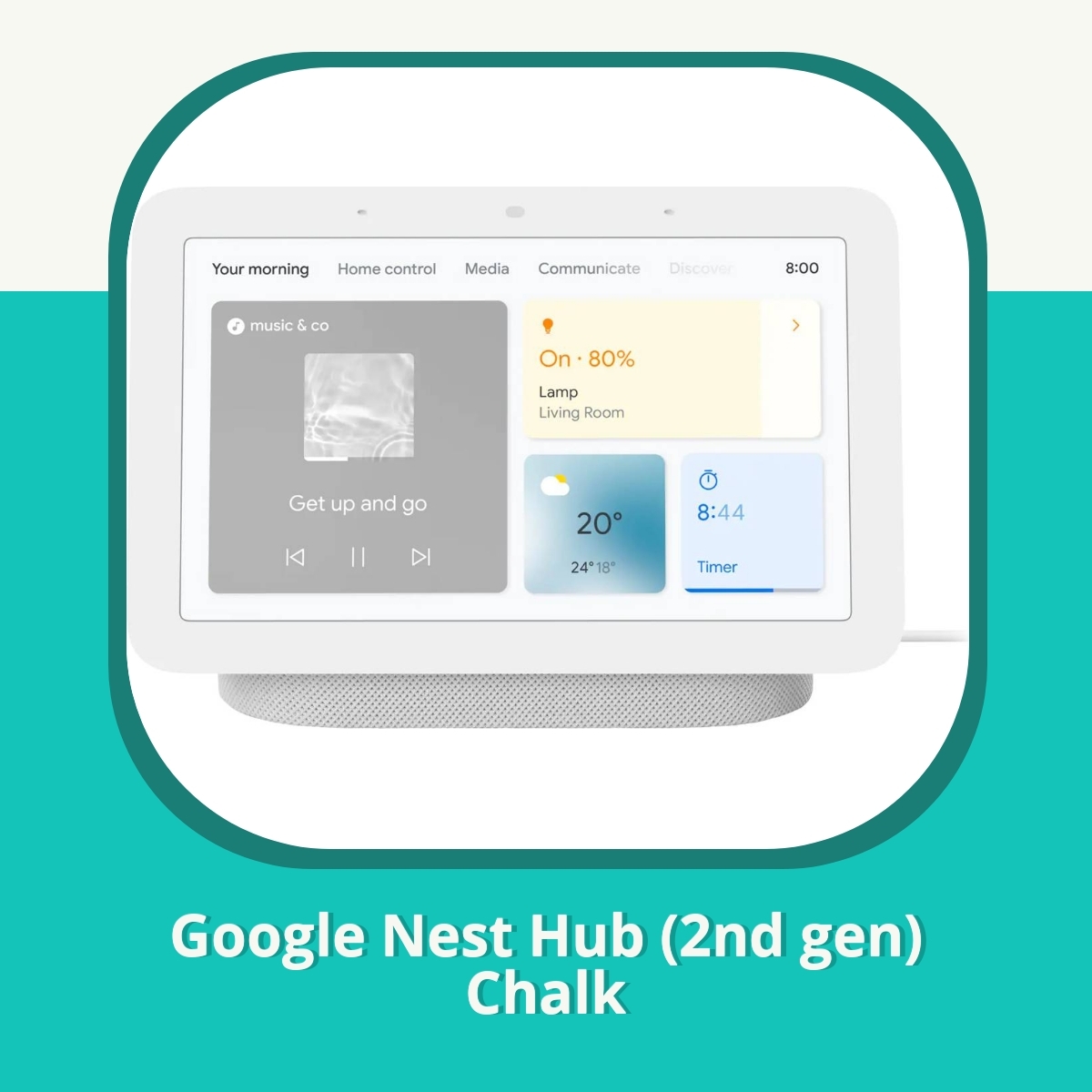 Anmeldelse af Google Nest Hub (2nd gen) Chalk