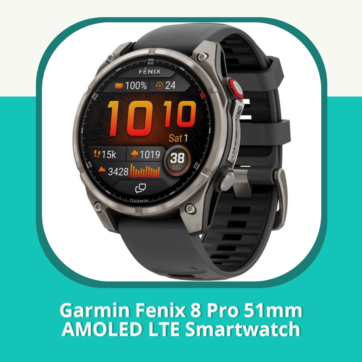 Recension af Garmin Fenix 8 Pro 51mm AMOLED LTE Smartwatch
