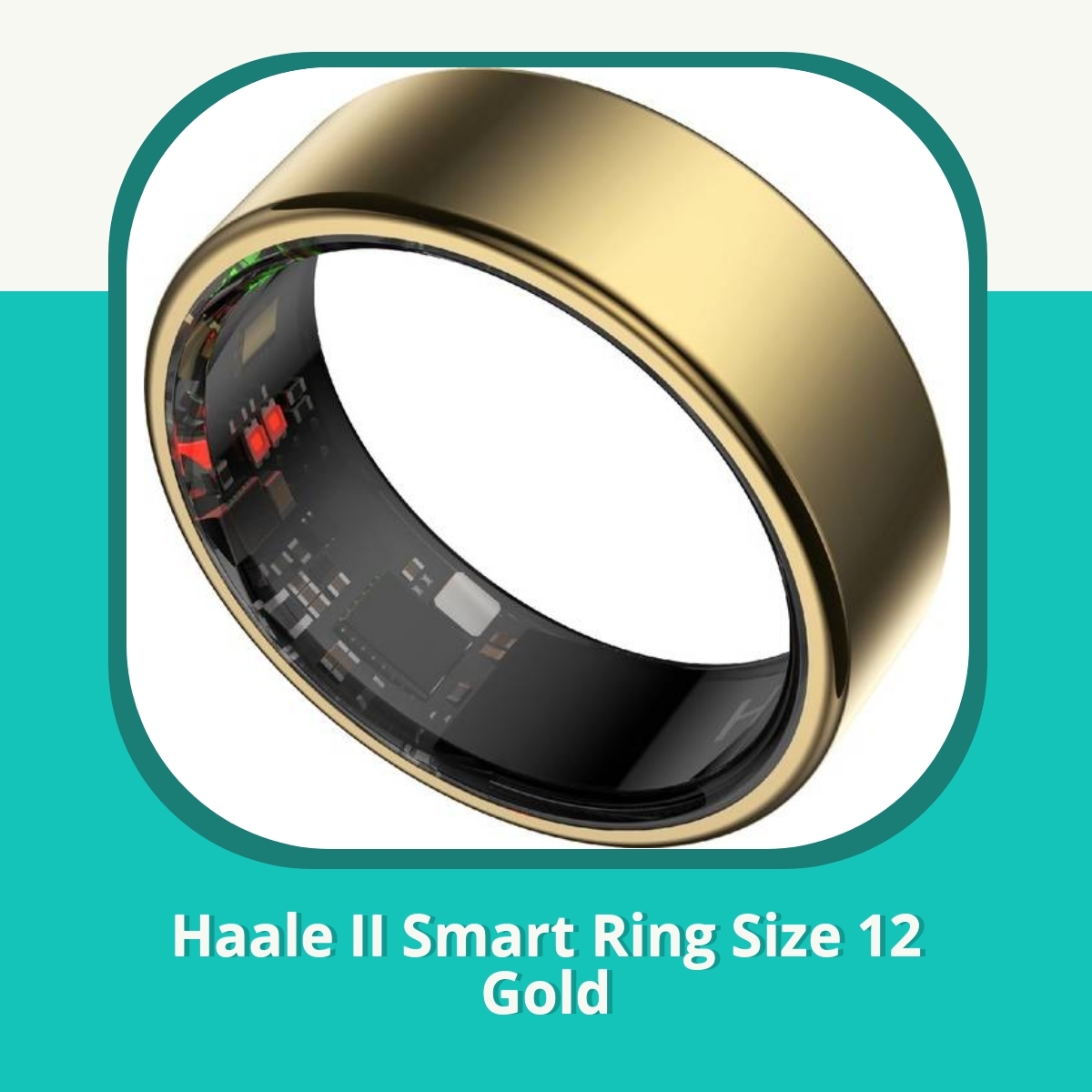 Recension af Haale II Smart Ring Size 12 Gold