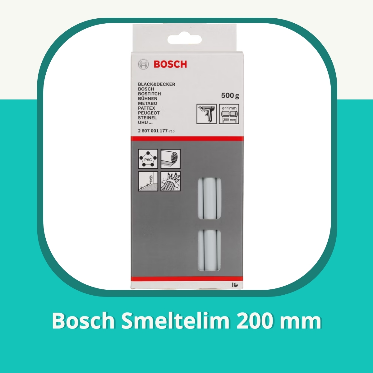 Anmeldelse af Bosch Smeltelim 200 mm