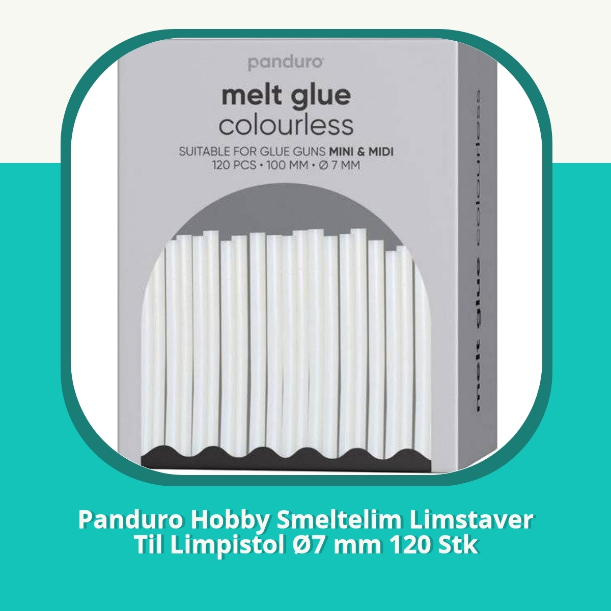 Anmeldelse af Panduro Hobby Smeltelim Limstaver Til Limpistol Ø7 mm 120 Stk