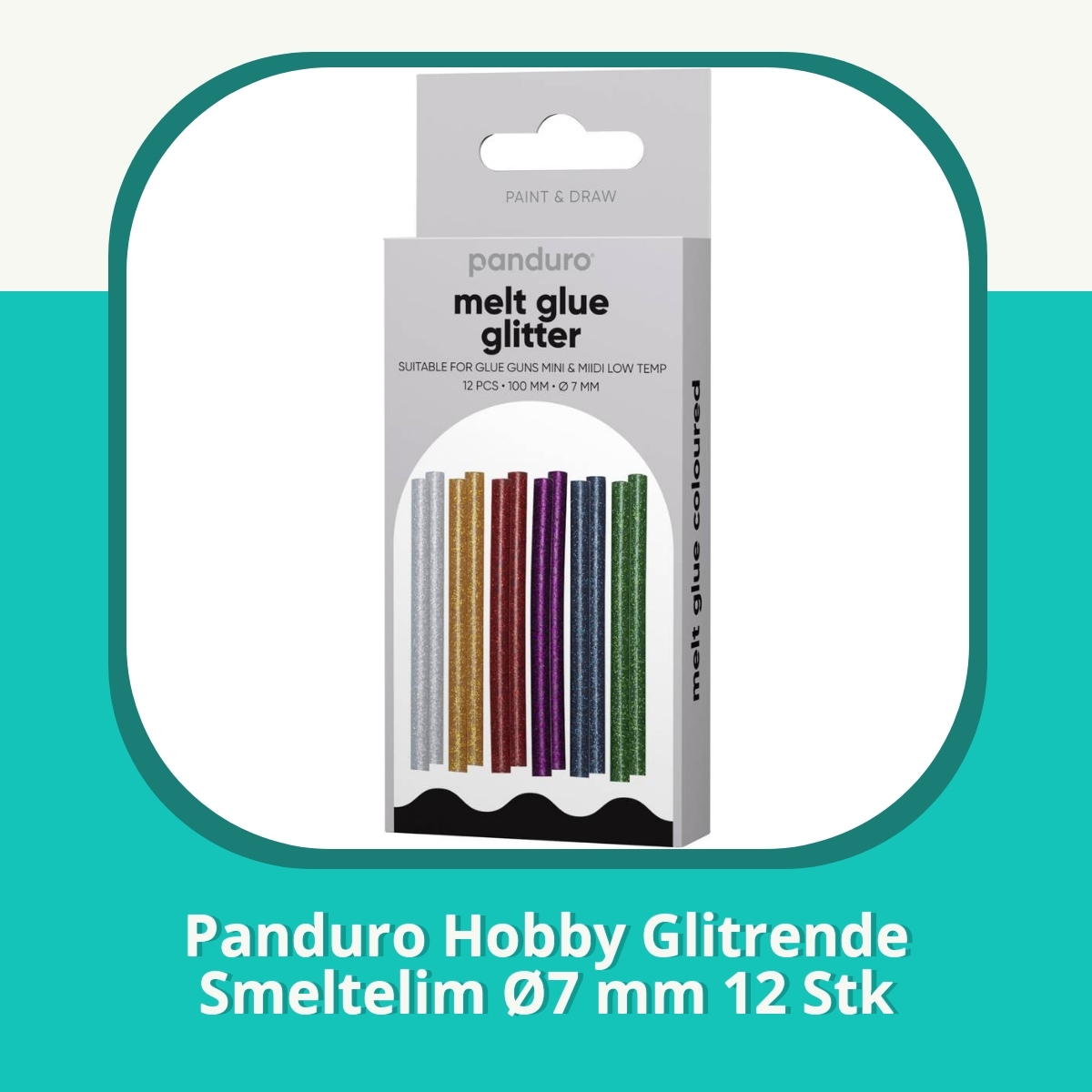 Anmeldelse af Panduro Hobby Glitrende Smeltelim Ø7 mm 12 Stk