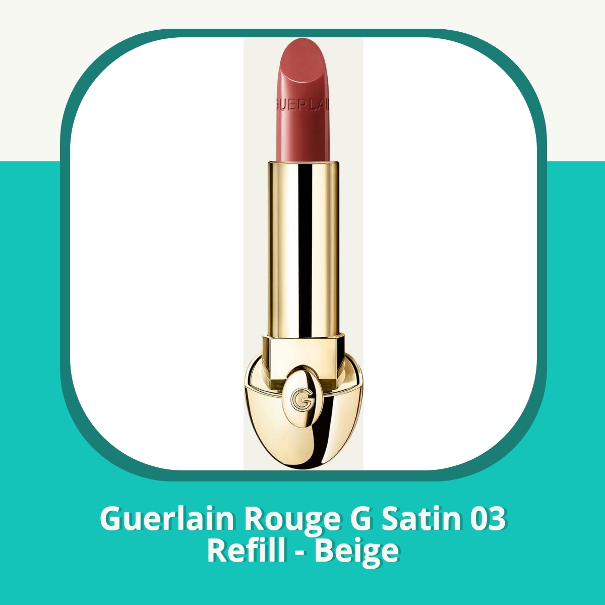 Anmeldelse af Guerlain Rouge G Satin 03 Refill - Beige