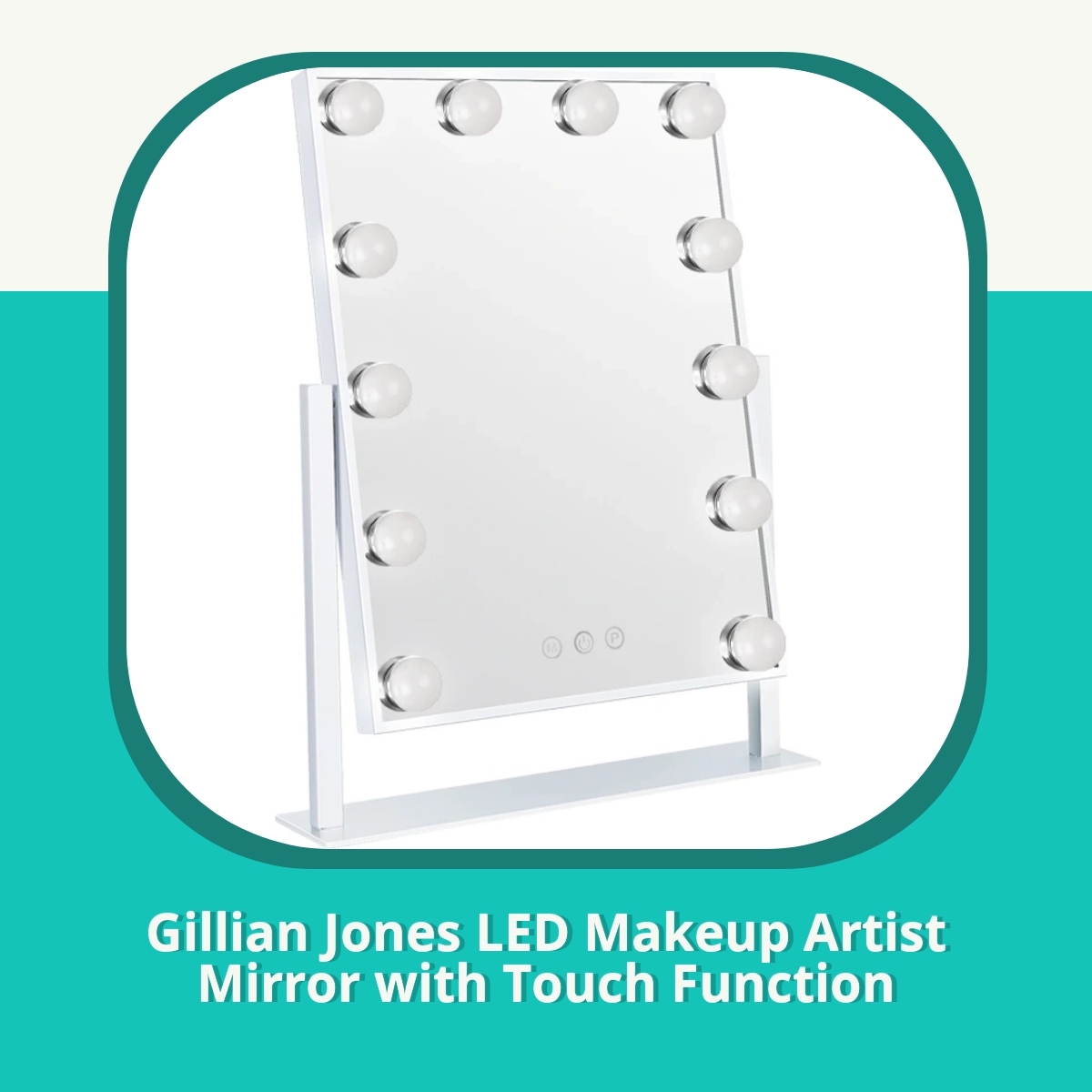 Anmeldelse af Gillian Jones LED Makeup Artist Mirror with Touch Function