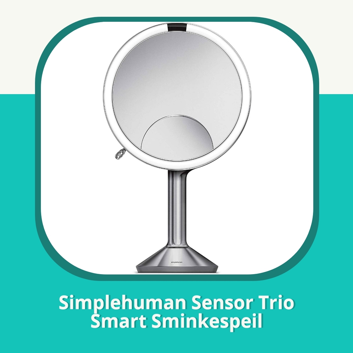 Anmeldelse af Simplehuman Sensor Trio Smart Sminkespeil