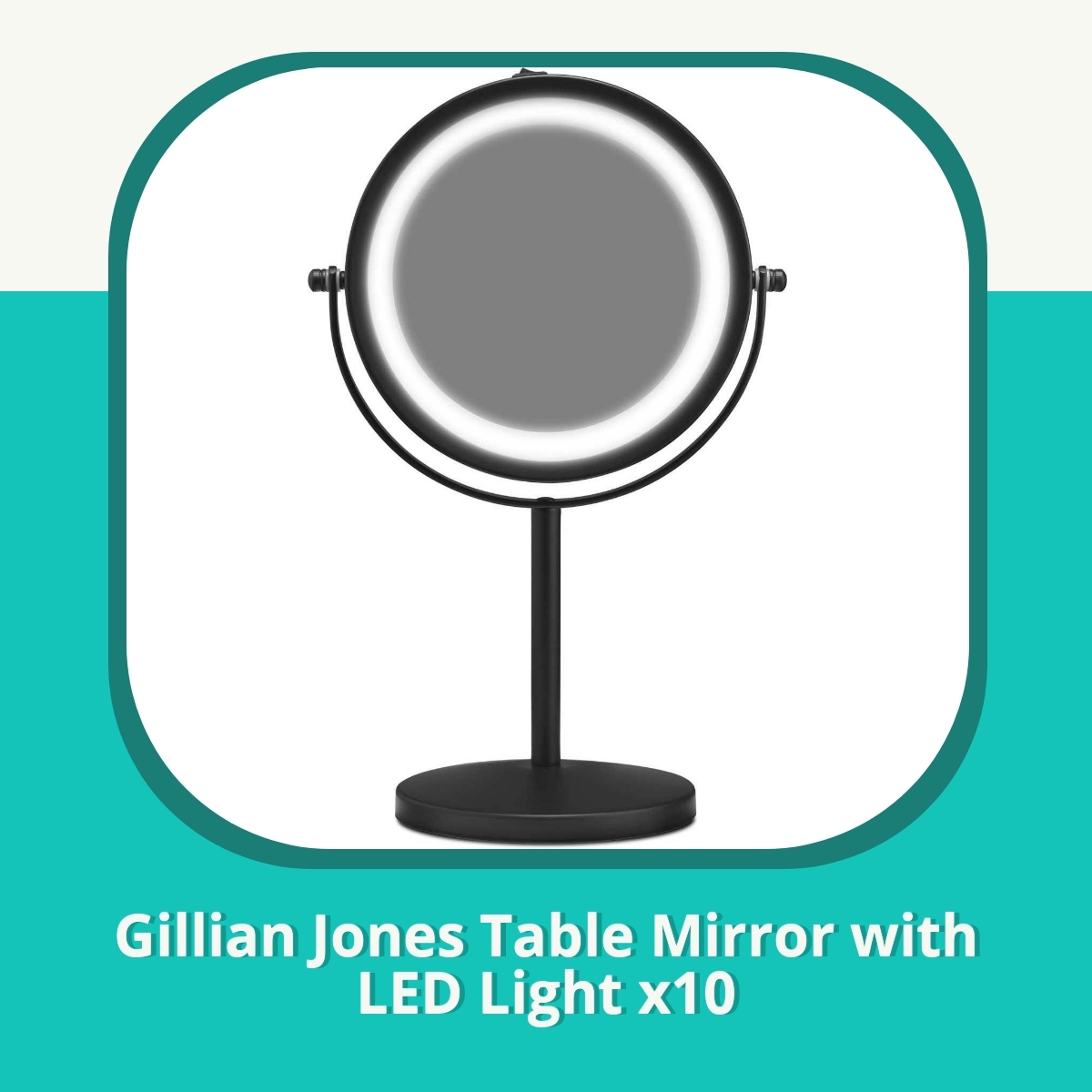 Recension af Gillian Jones Table Mirror with LED Light x10