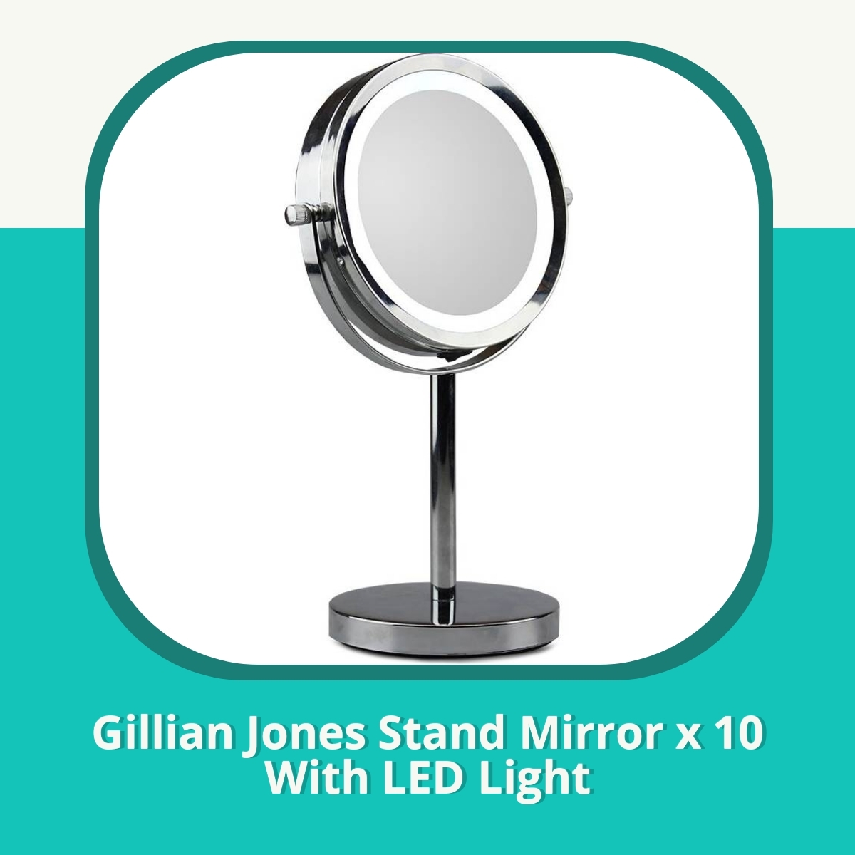 Recension af Gillian Jones Stand Mirror x 10 With LED Light