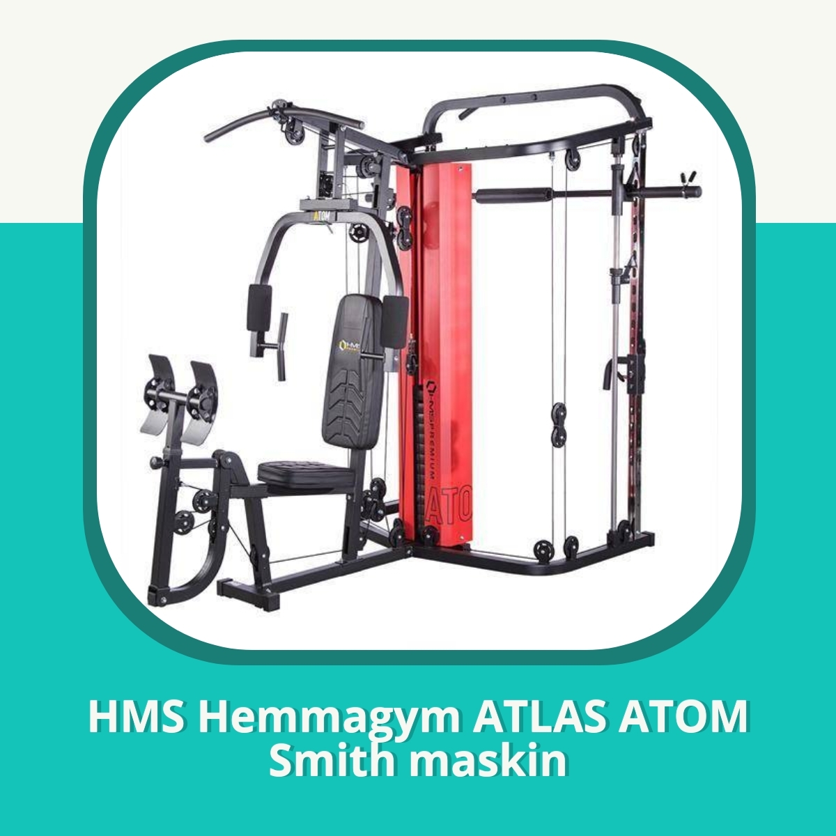 Recension HMS Hemmagym ATLAS ATOM Smith maskin