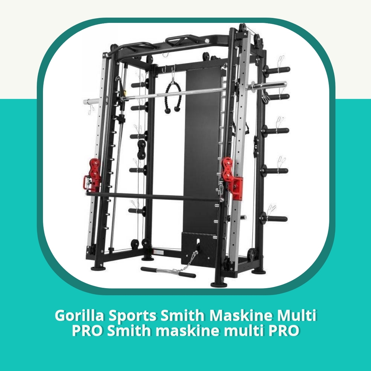 Anmeldelse af Gorilla Sports Smith Maskine Multi PRO Smith maskine multi PRO