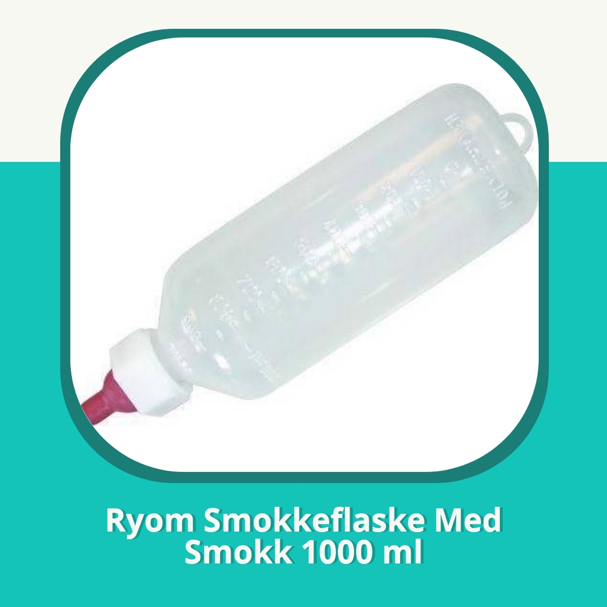 Anmeldelse af Ryom Smokkeflaske Med Smokk 1000 ml