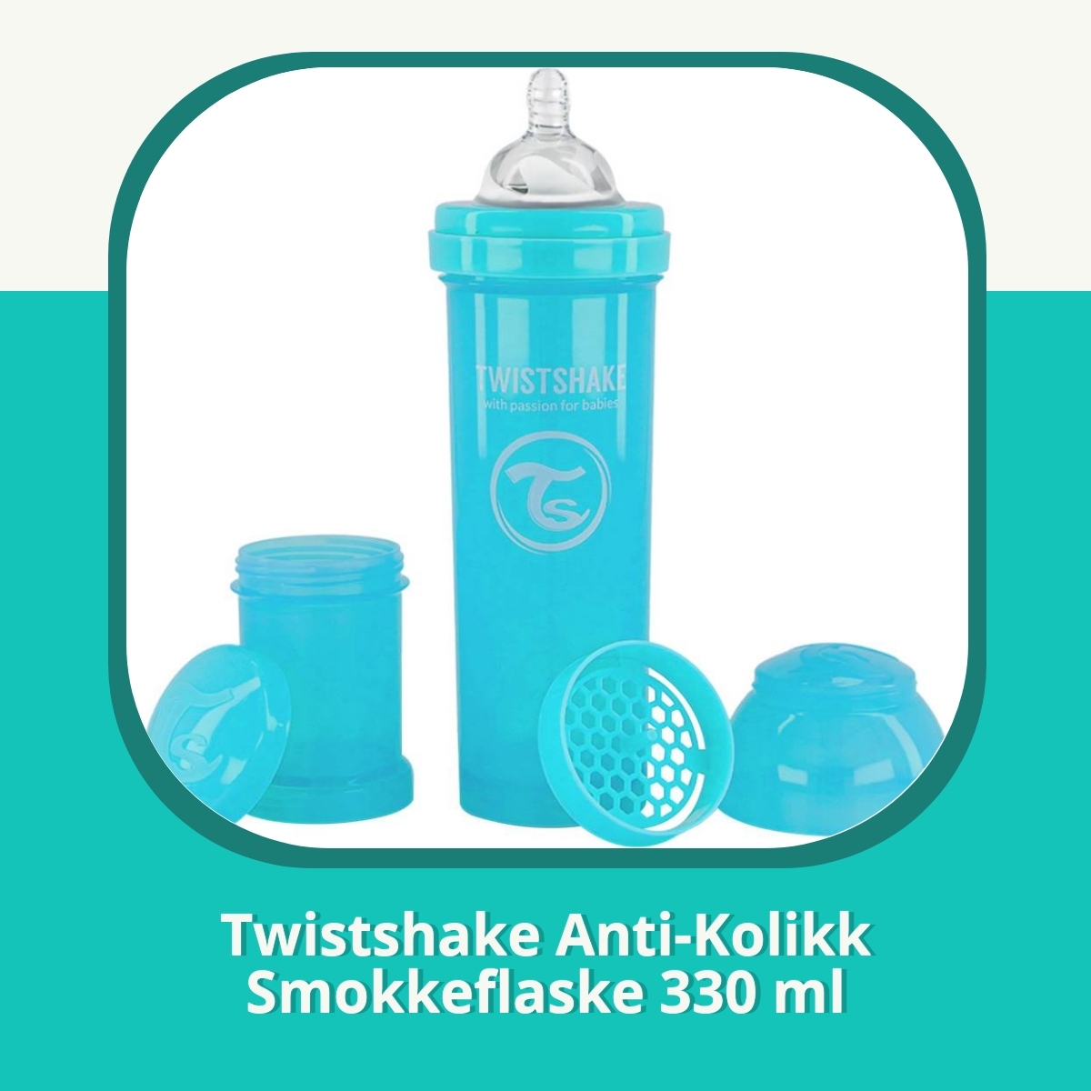 Anmeldelse af Twistshake Anti-Kolikk Smokkeflaske 330 ml