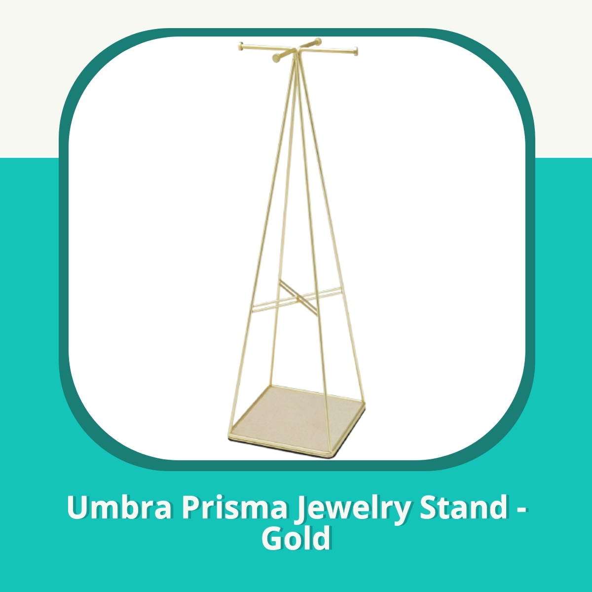 Anmeldelse af Umbra Prisma Jewelry Stand - Gold