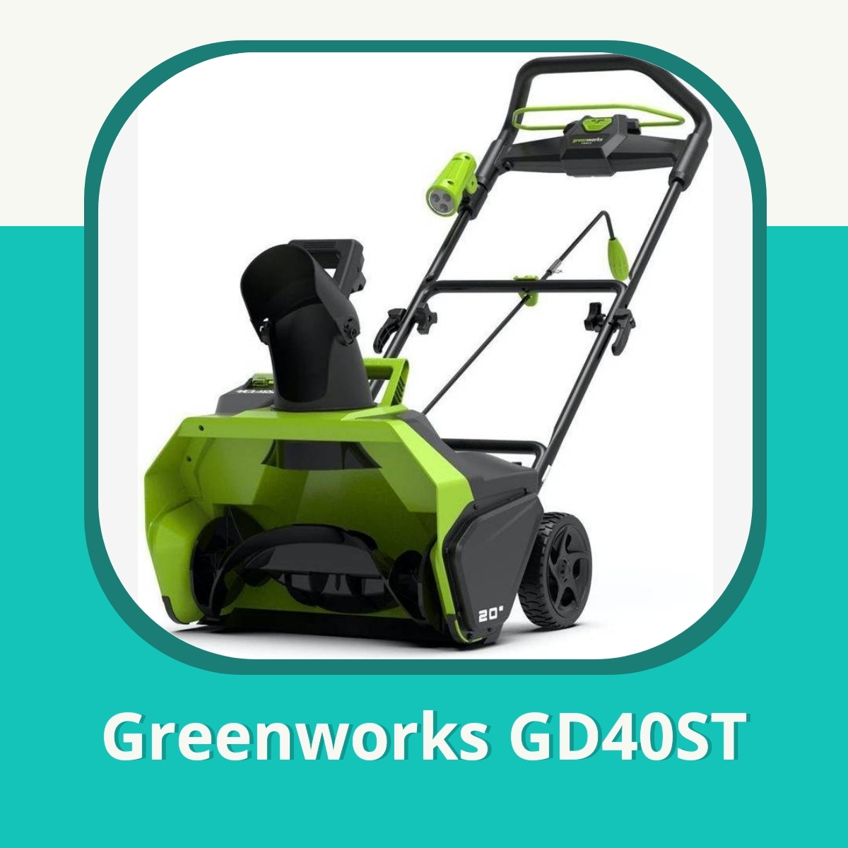 Anmeldelse af Greenworks GD40ST