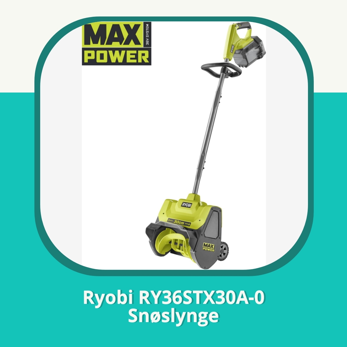 Anmeldelse af Ryobi RY36STX30A-0 Snøslynge