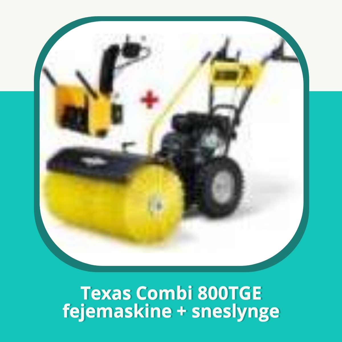 Recension af Texas Combi 800TGE fejemaskine + sneslynge