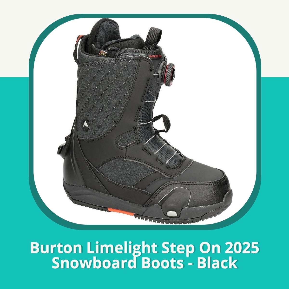 Anmeldelse af Burton Limelight Step On 2025 Snowboard Boots - Black