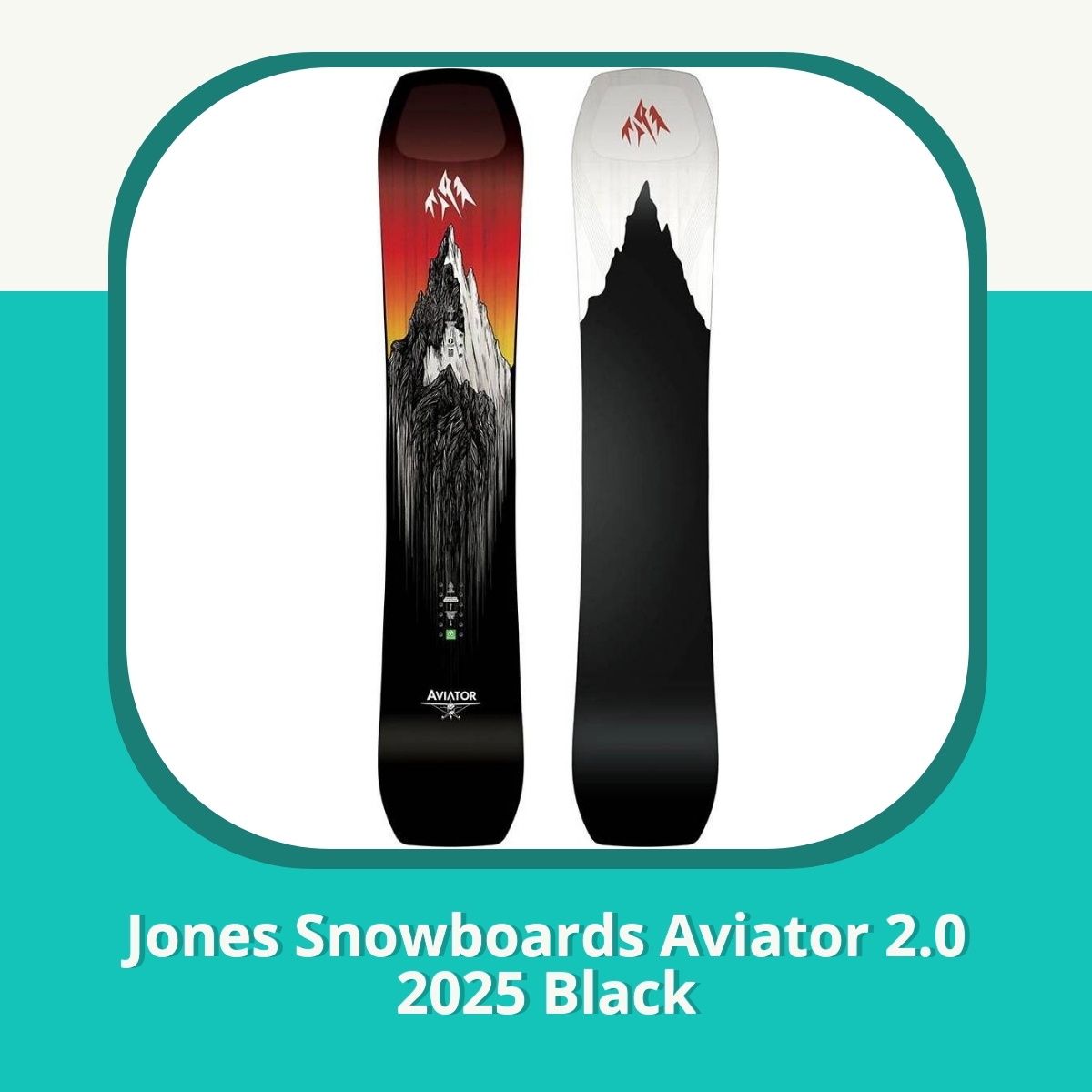 Recension af Jones Snowboards Aviator 2.0 2025 Black