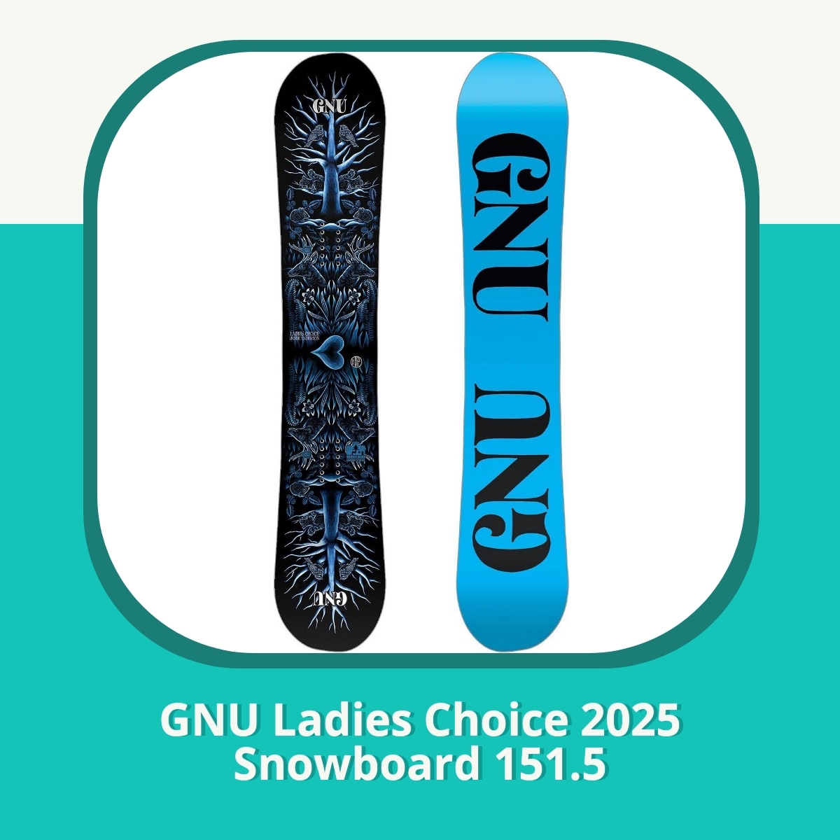 Recension af GNU Ladies Choice 2025 Snowboard 151.5