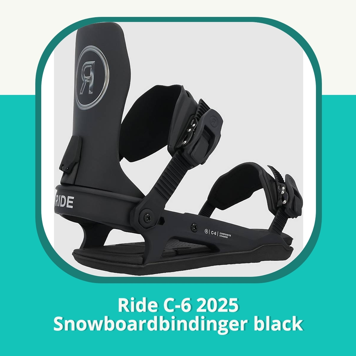 Anmeldelse af Ride C-6 2025 Snowboardbindinger black