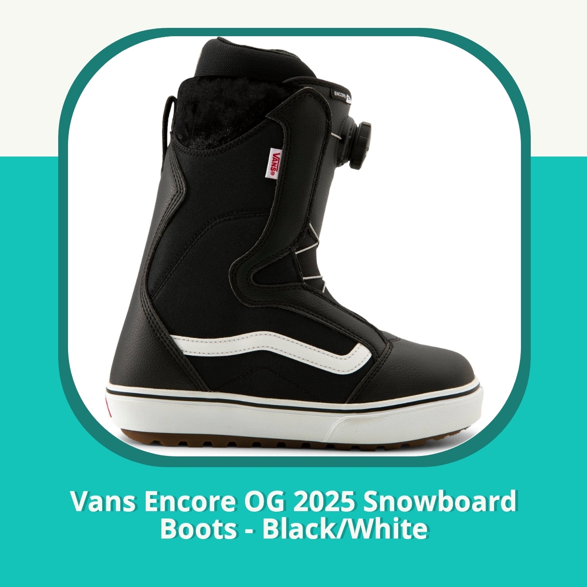 Anmeldelse af Vans Encore OG 2025 Snowboard Boots - Black/White