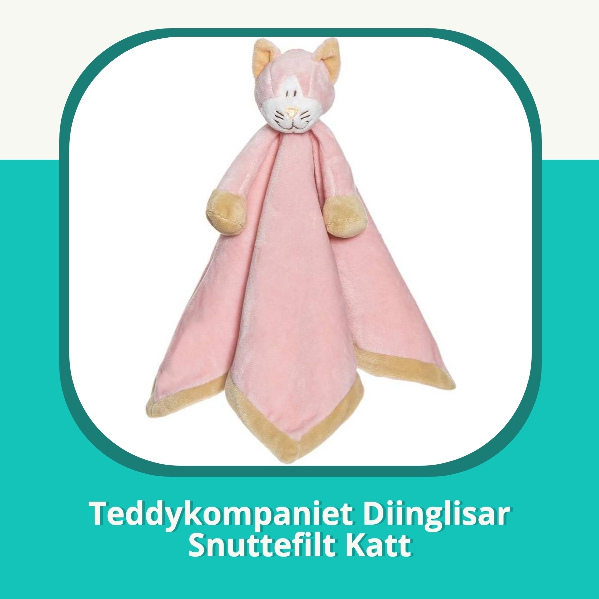 Recension af Teddykompaniet Diinglisar Snuttefilt Katt