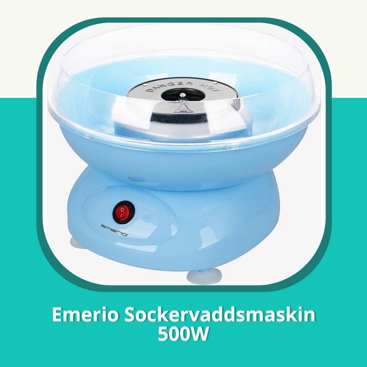Recension af Emerio Sockervaddsmaskin 500W