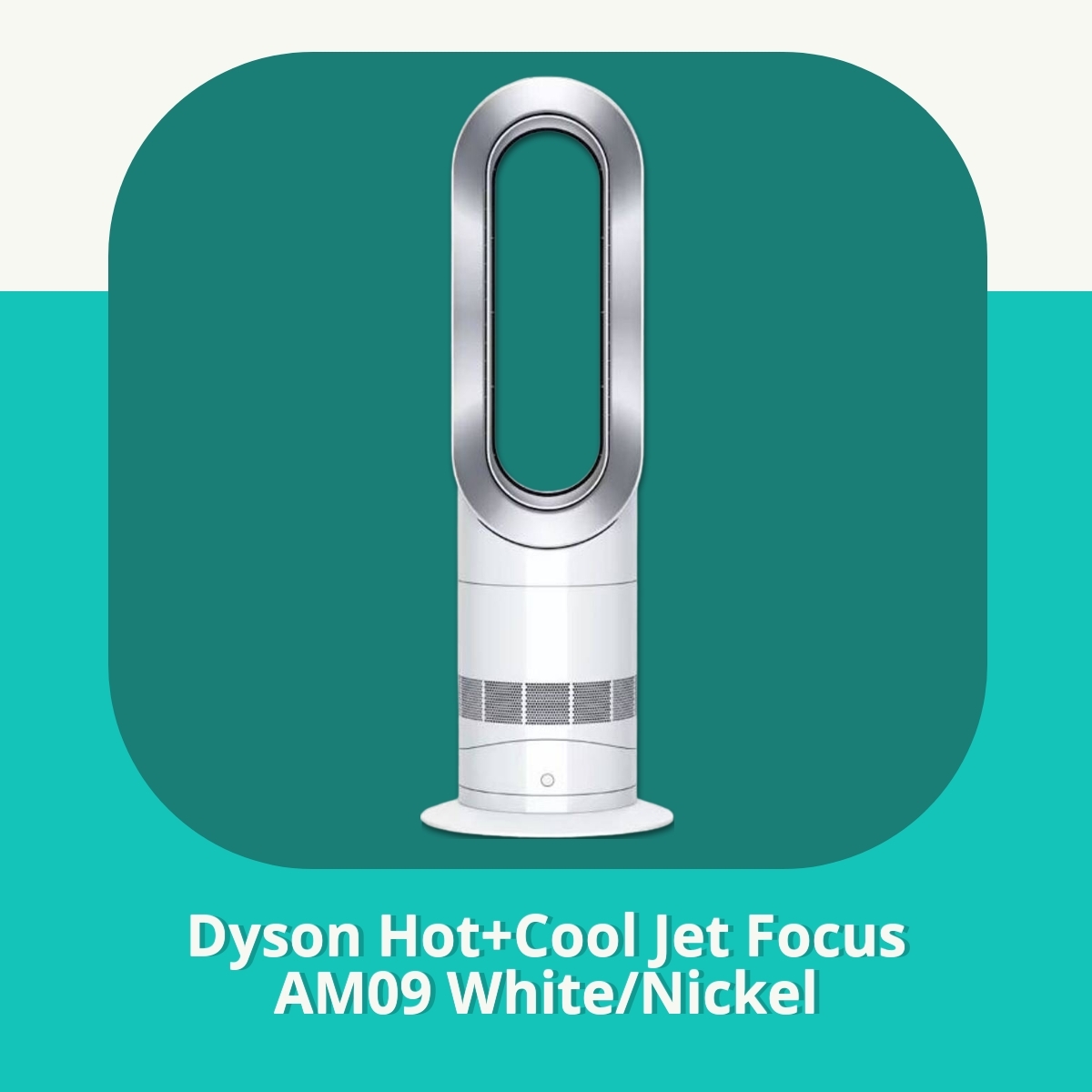 Anmeldelse af Dyson Hot+Cool Jet Focus AM09 White/Nickel