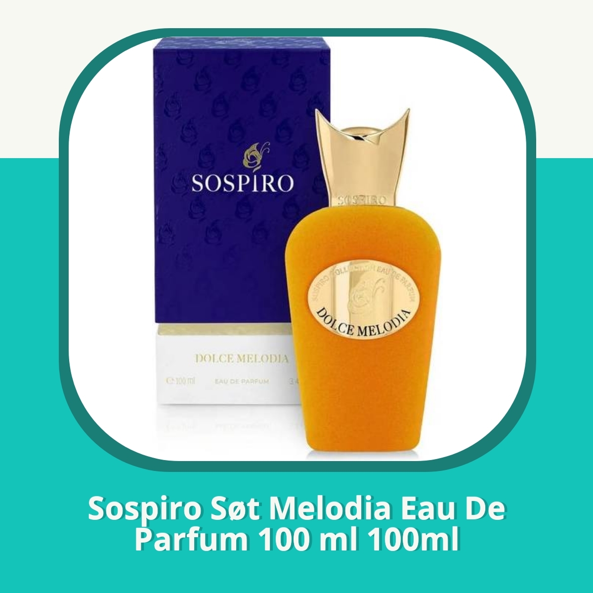 Anmeldelse af Sospiro Søt Melodia Eau De Parfum 100 ml 100ml