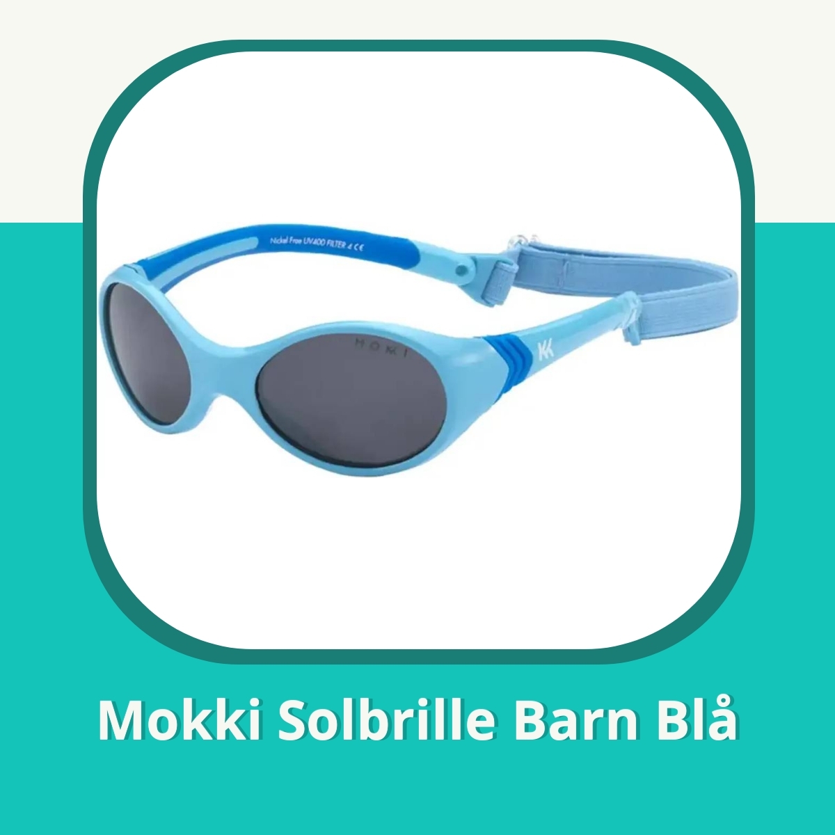 Anmeldelse af Mokki Solbrille Barn Blå