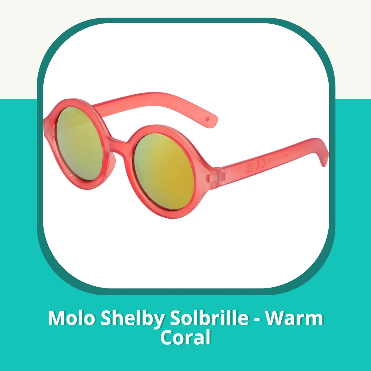 Anmeldelse af Molo Shelby Solbrille - Warm Coral