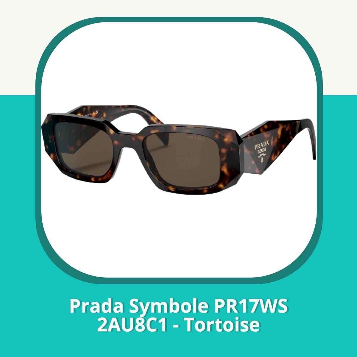 Anmeldelse af Prada Symbole PR17WS 2AU8C1 - Tortoise