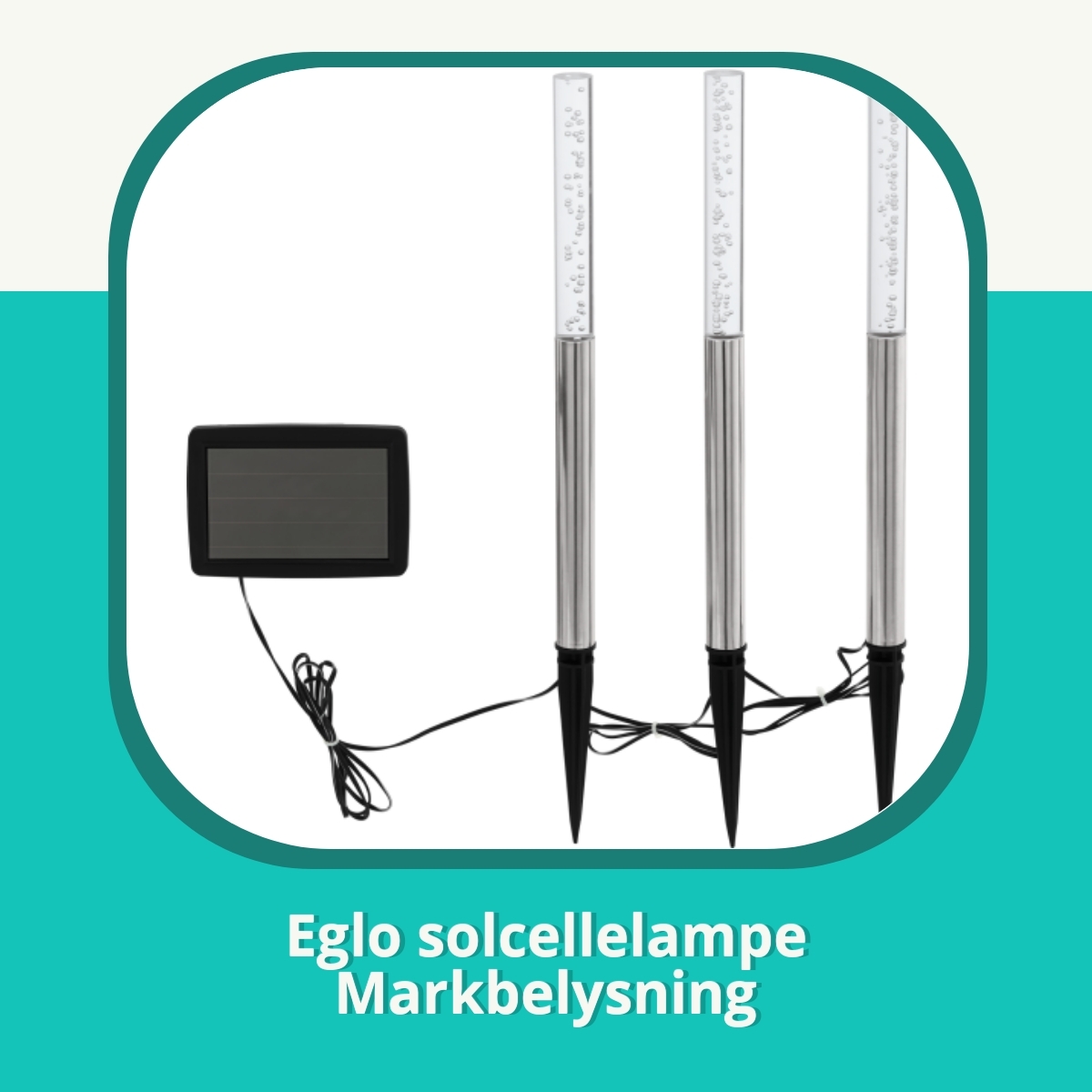 Recension af Eglo solcellelampe Markbelysning