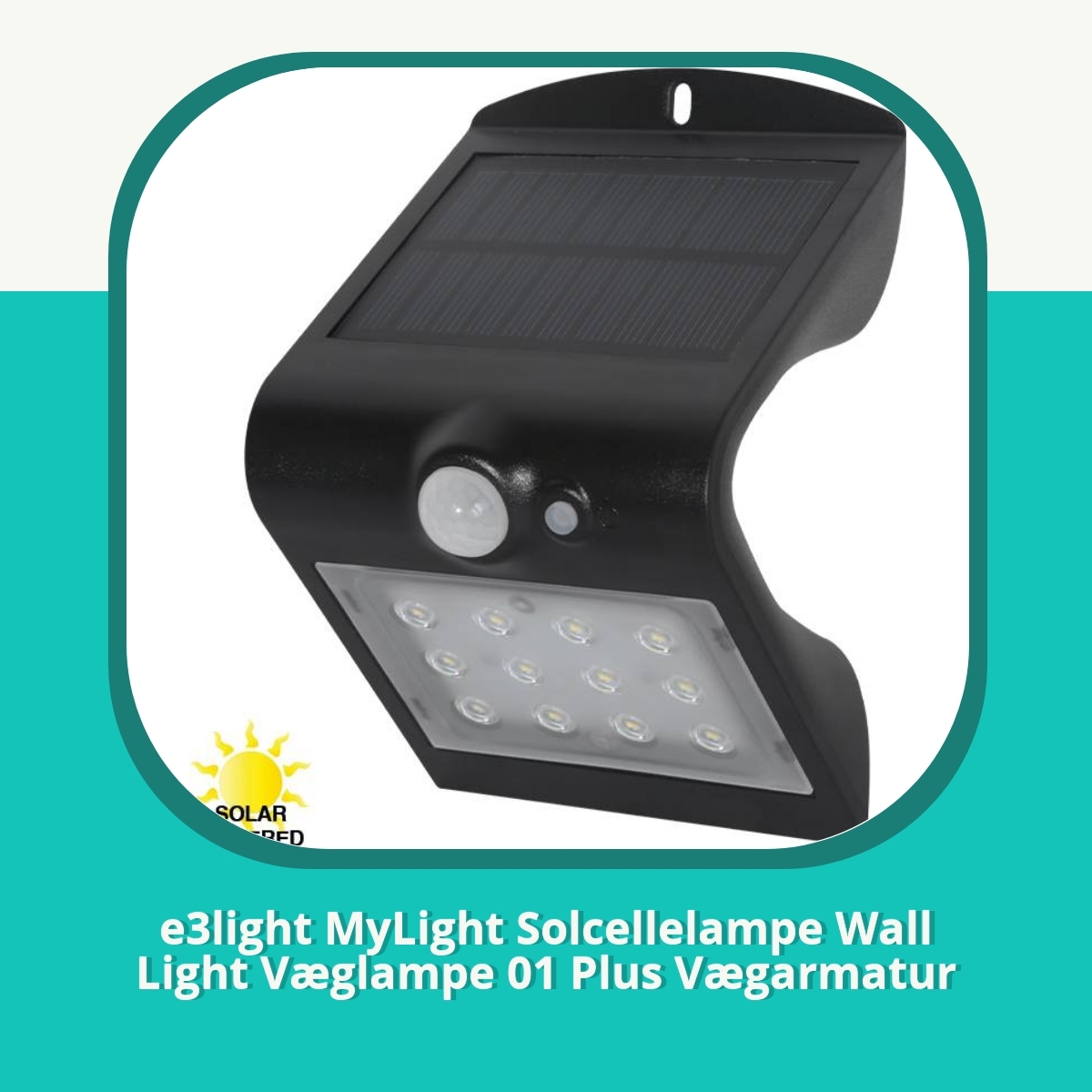 Recension e3light MyLight Solcellelampe Wall Light Væglampe 01 Plus Vægarmatur