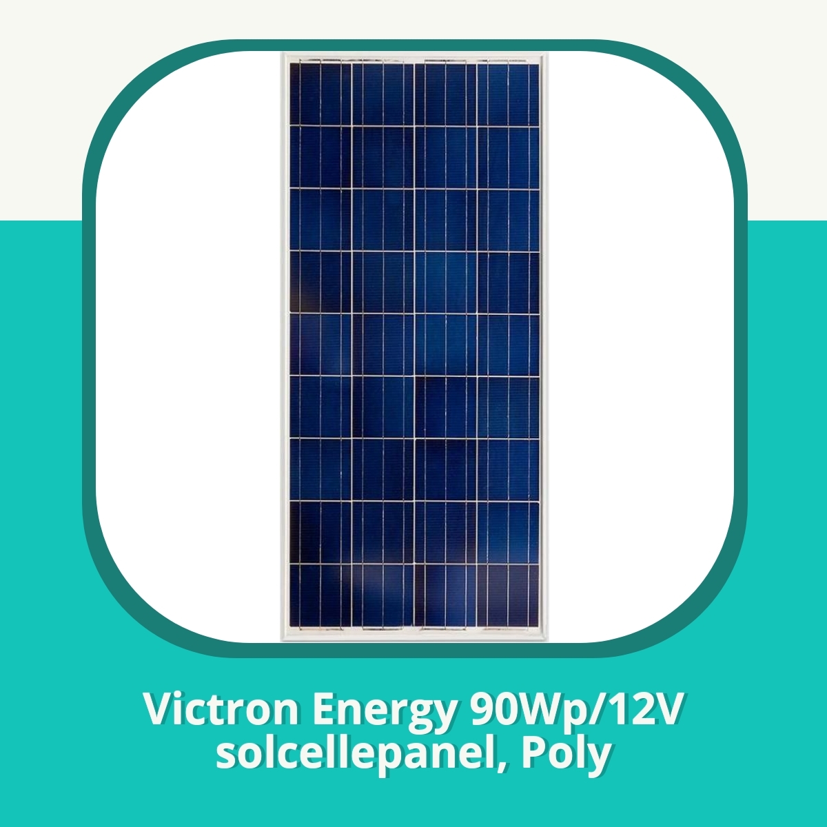 Anmeldelse af Victron Energy 90Wp/12V solcellepanel, Poly