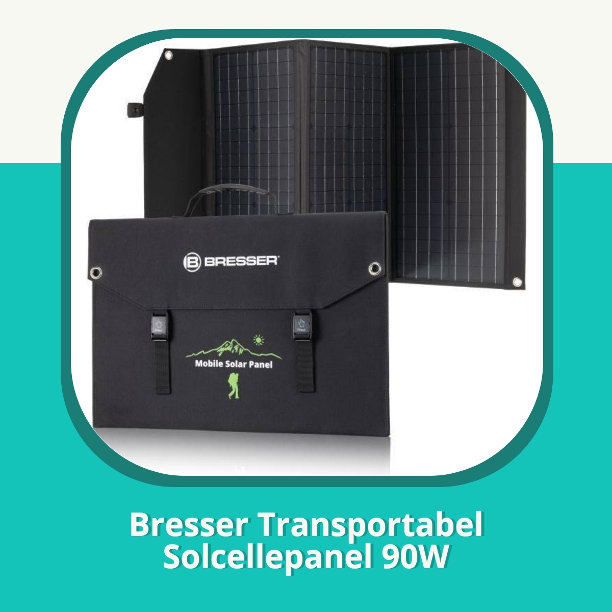 Anmeldelse af Bresser Transportabel Solcellepanel 90W