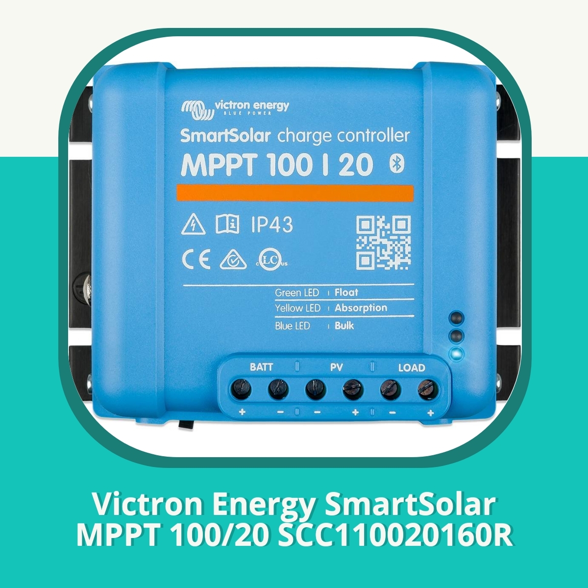 Recension af Victron Energy SmartSolar MPPT 100/20 SCC110020160R