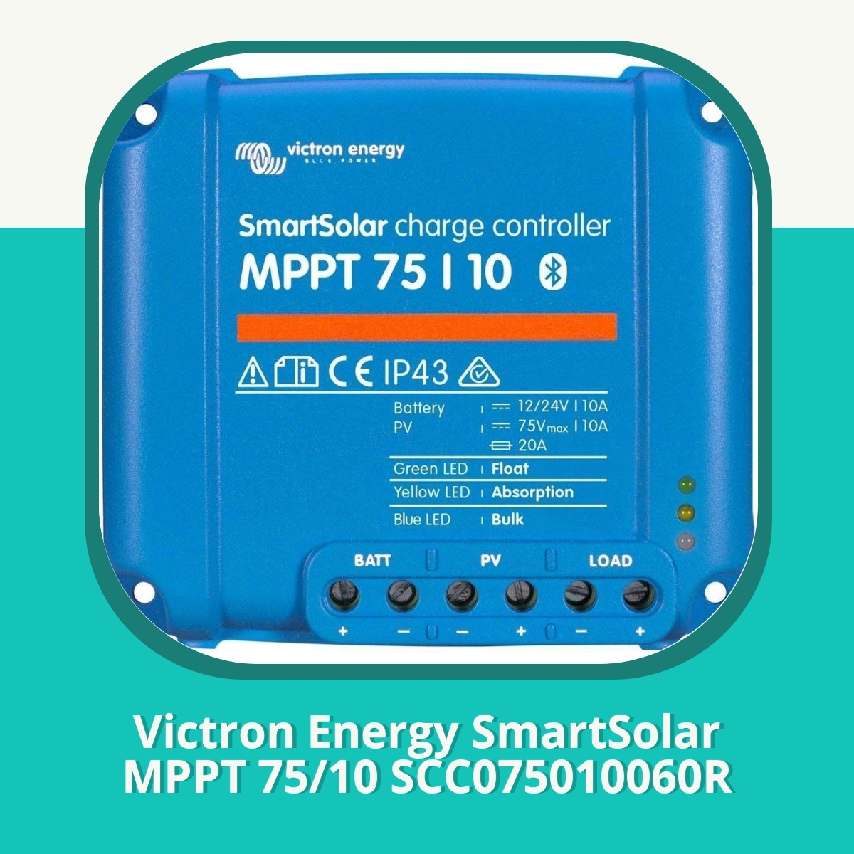Recension af Victron Energy SmartSolar MPPT 75/10 SCC075010060R