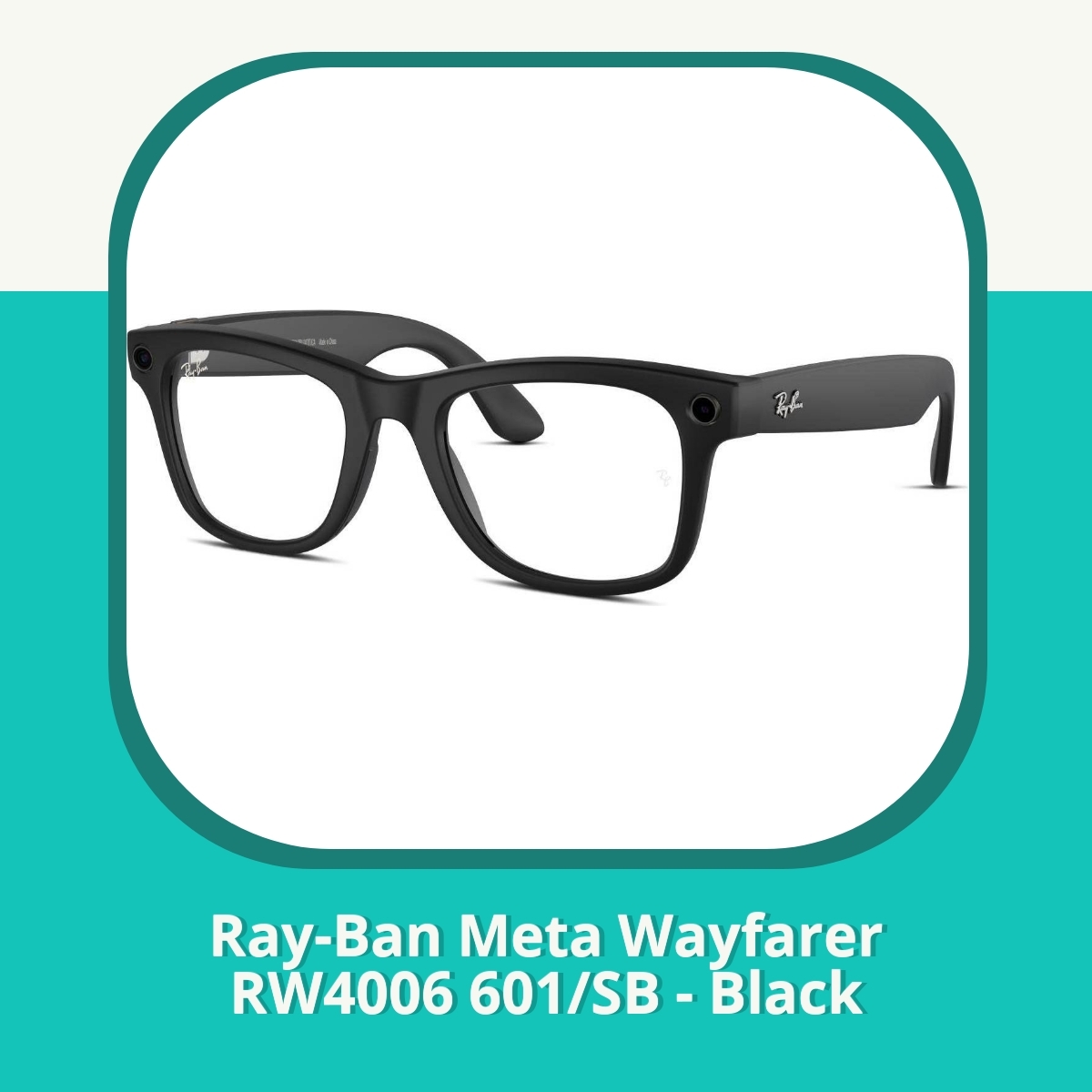 Recension af Ray-Ban Meta Wayfarer RW4006 601/SB - Black