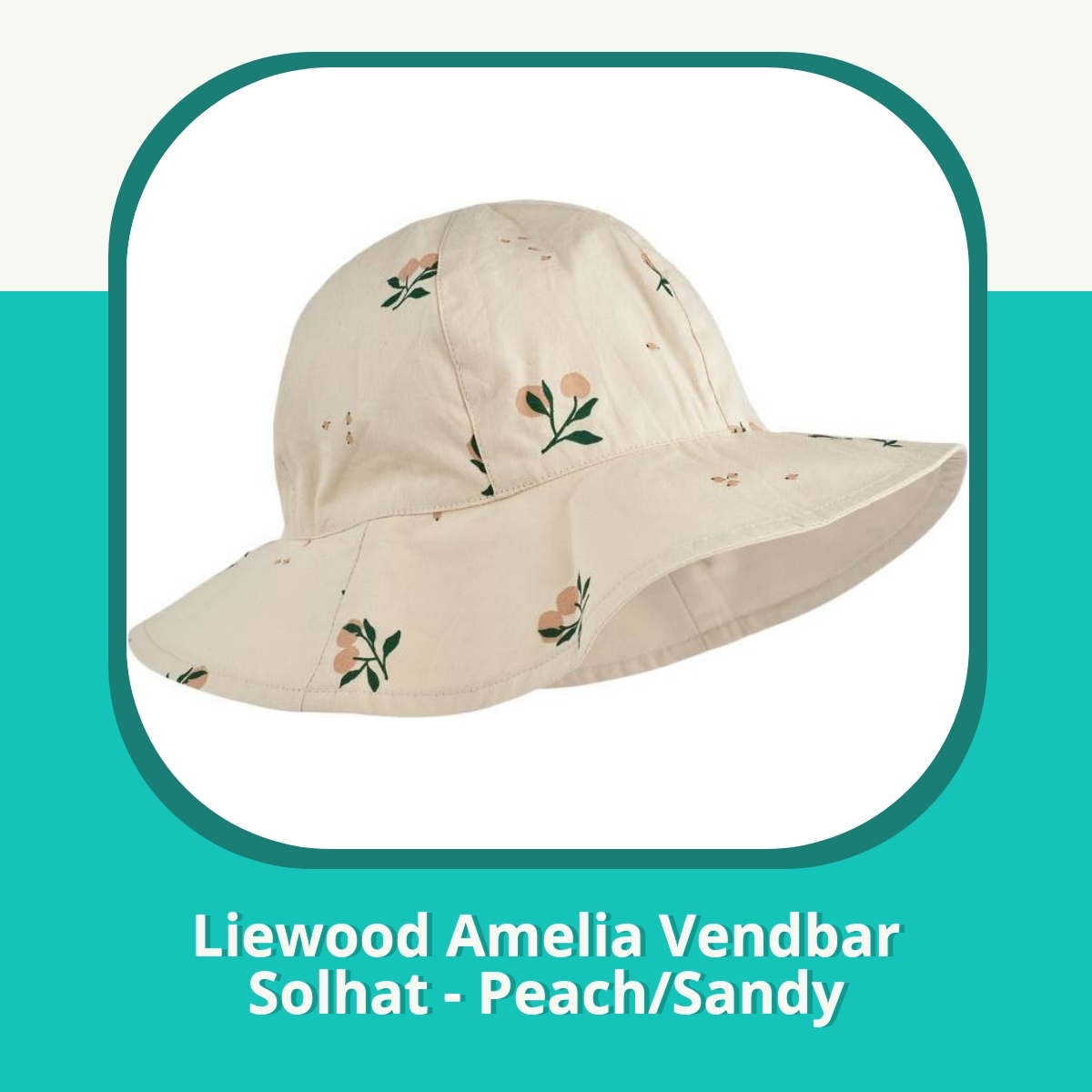 Anmeldelse af Liewood Amelia Vendbar Solhat - Peach/Sandy