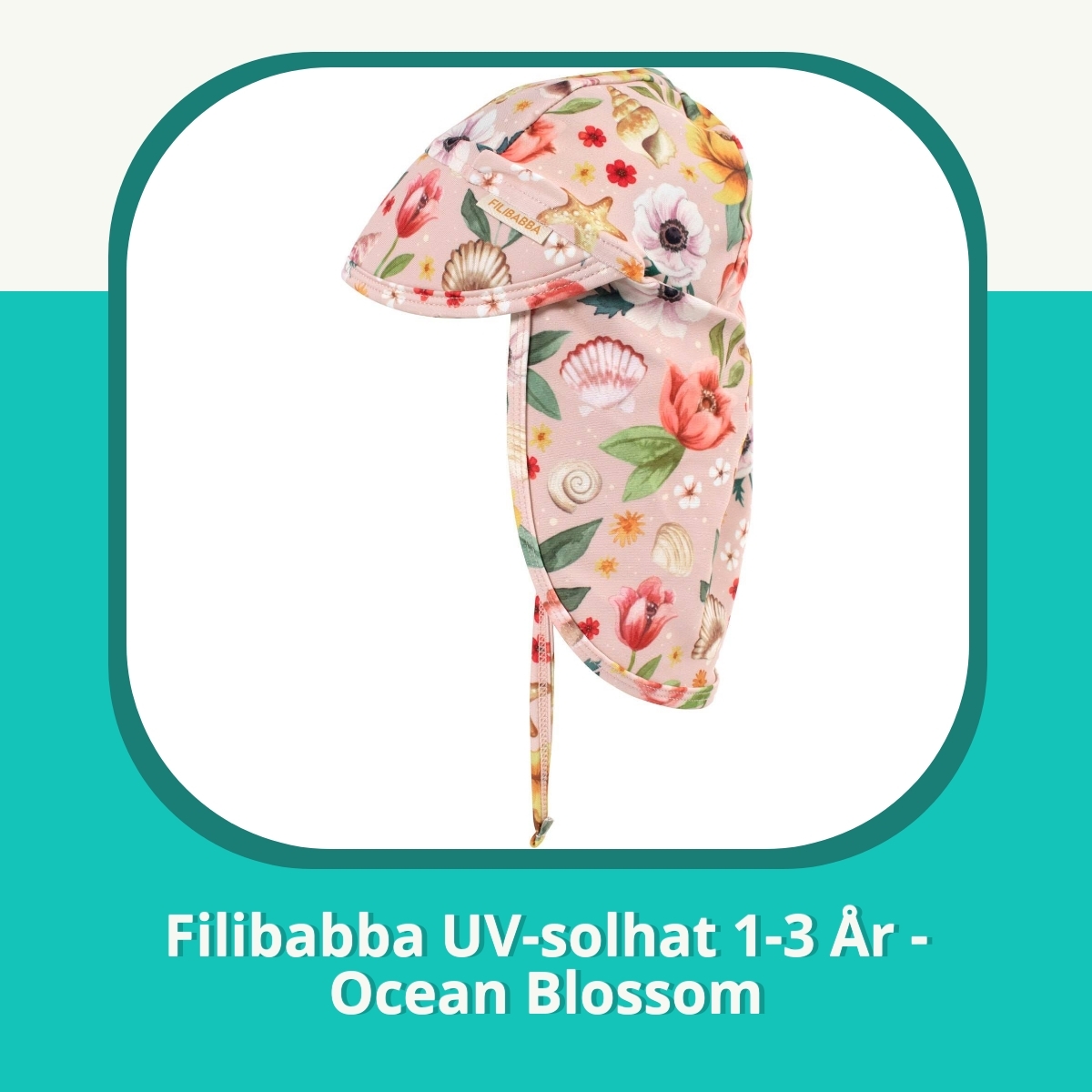Anmeldelse af Filibabba UV-solhat 1-3 År - Ocean Blossom