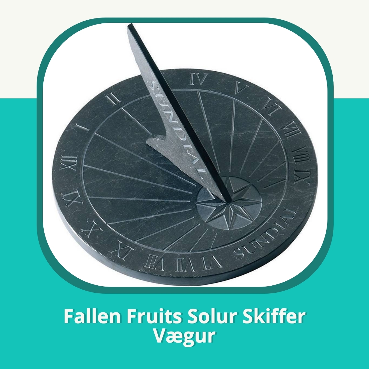 Anmeldelse af Fallen Fruits Solur Skiffer Vægur