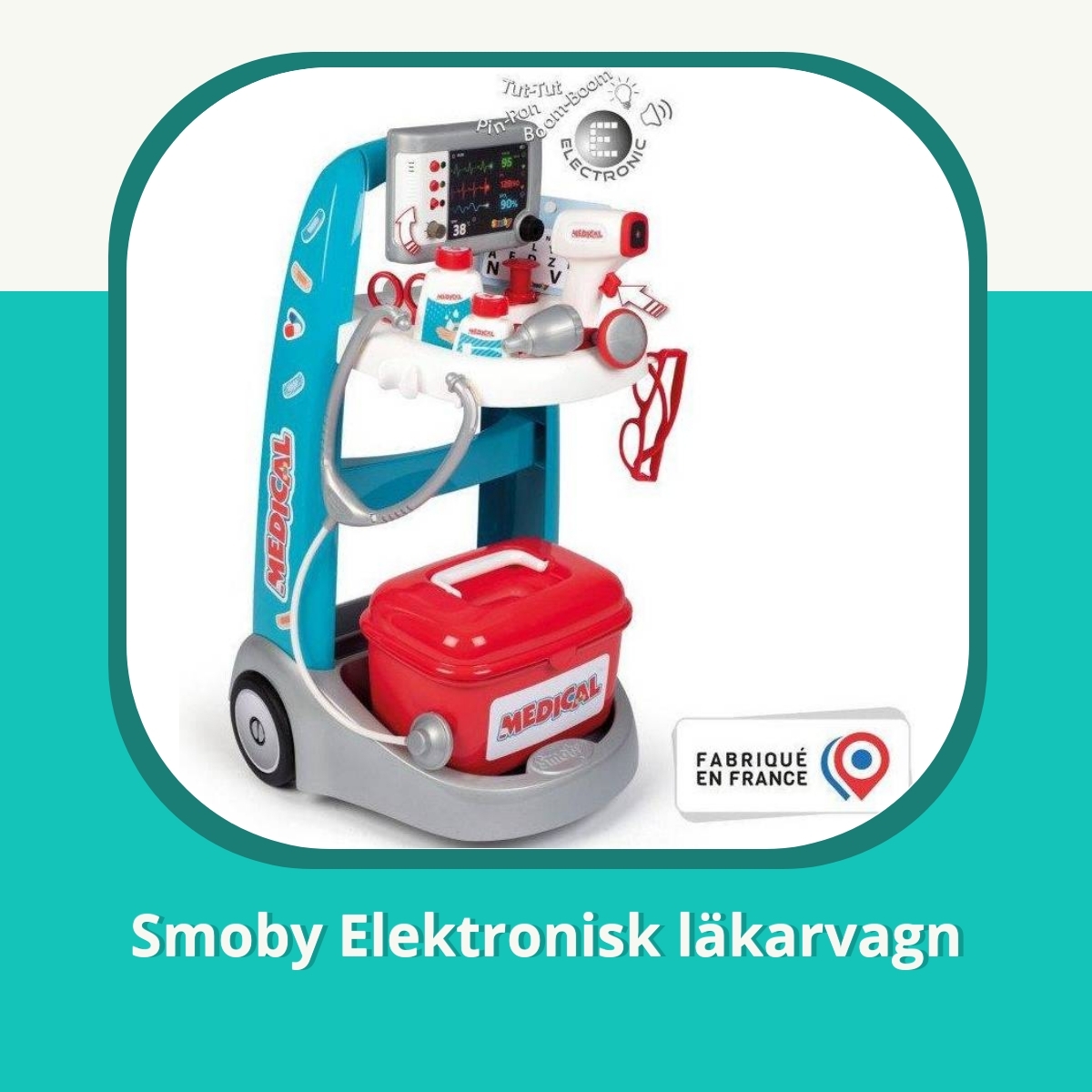 Recension af Smoby Elektronisk läkarvagn