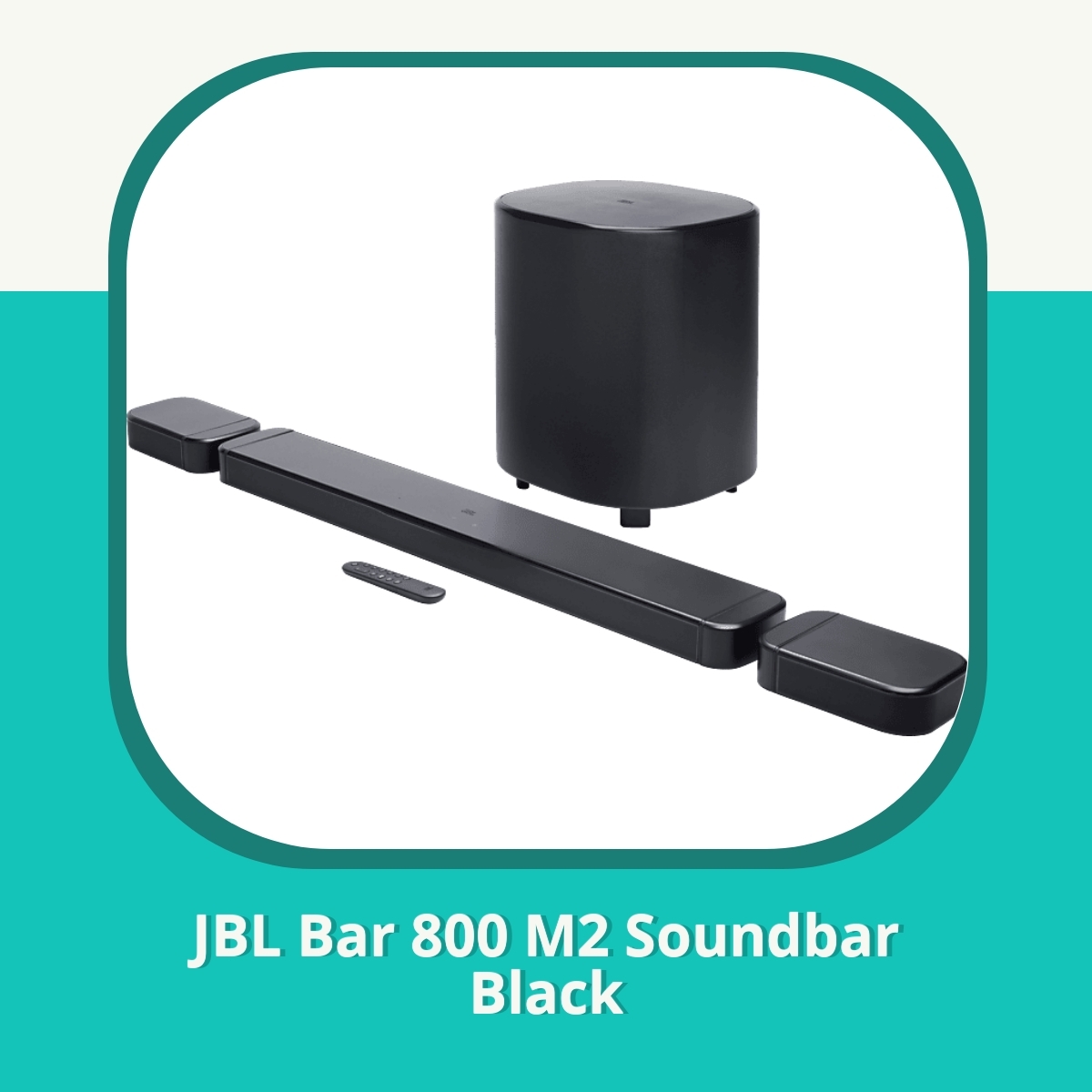 Anmeldelse af JBL Bar 800 M2 Soundbar Black