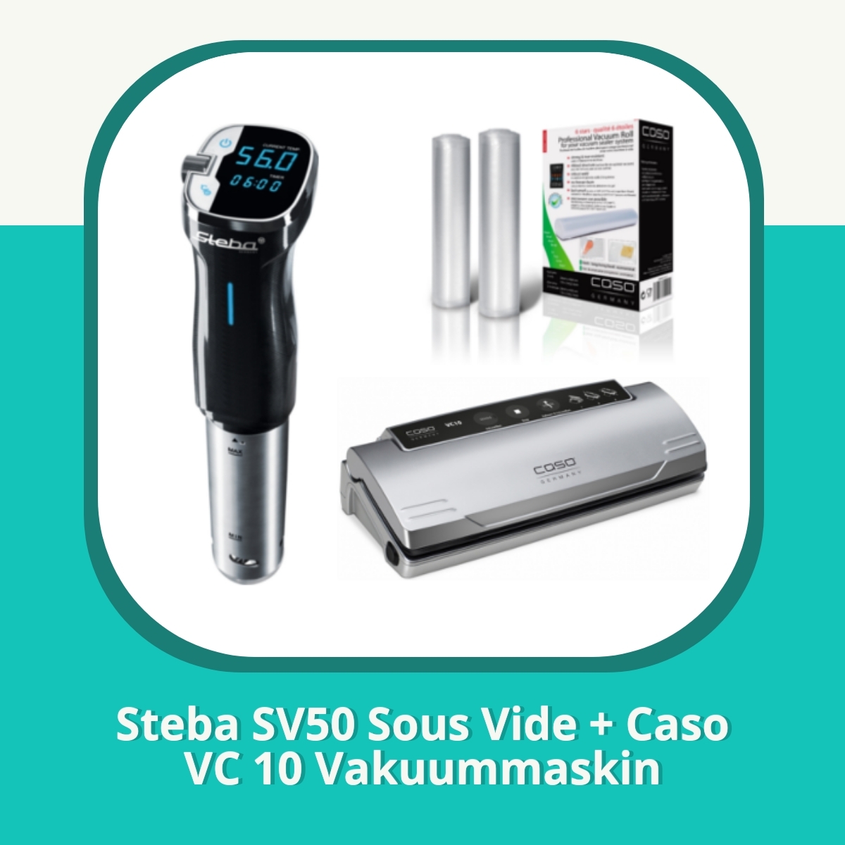 Anmeldelse af Steba SV50 Sous Vide + Caso VC 10 Vakuummaskin