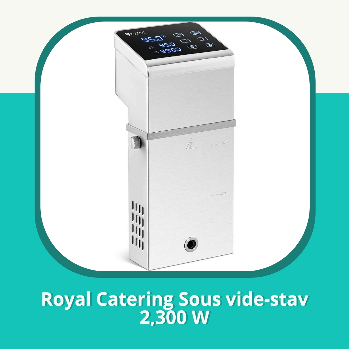 Anmeldelse af Royal Catering Sous vide-stav 2.300 W