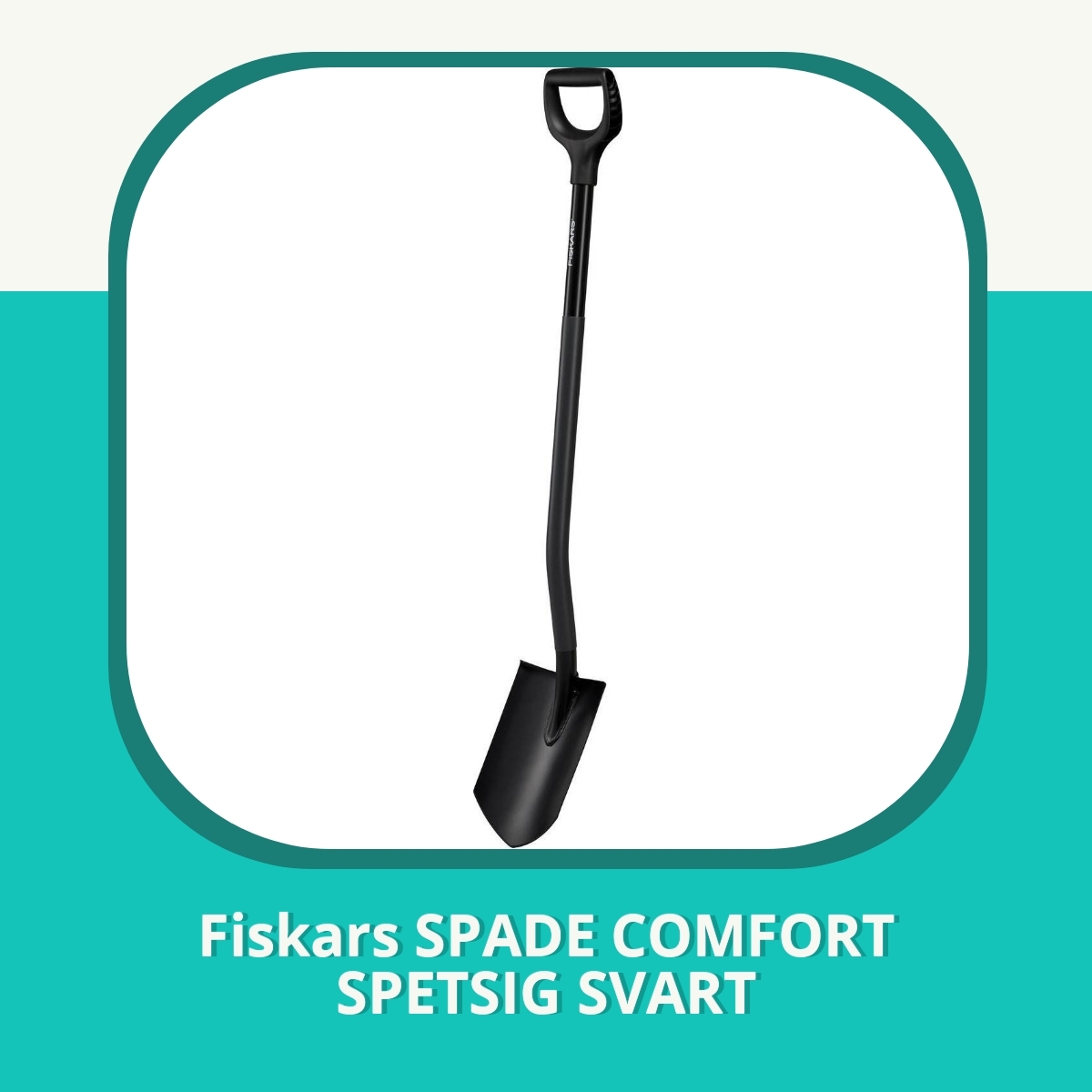 Recension af Fiskars SPADE COMFORT SPETSIG SVART
