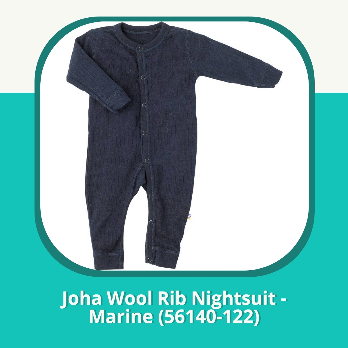 Recension af Joha Wool Rib Nightsuit - Marine (56140-122)